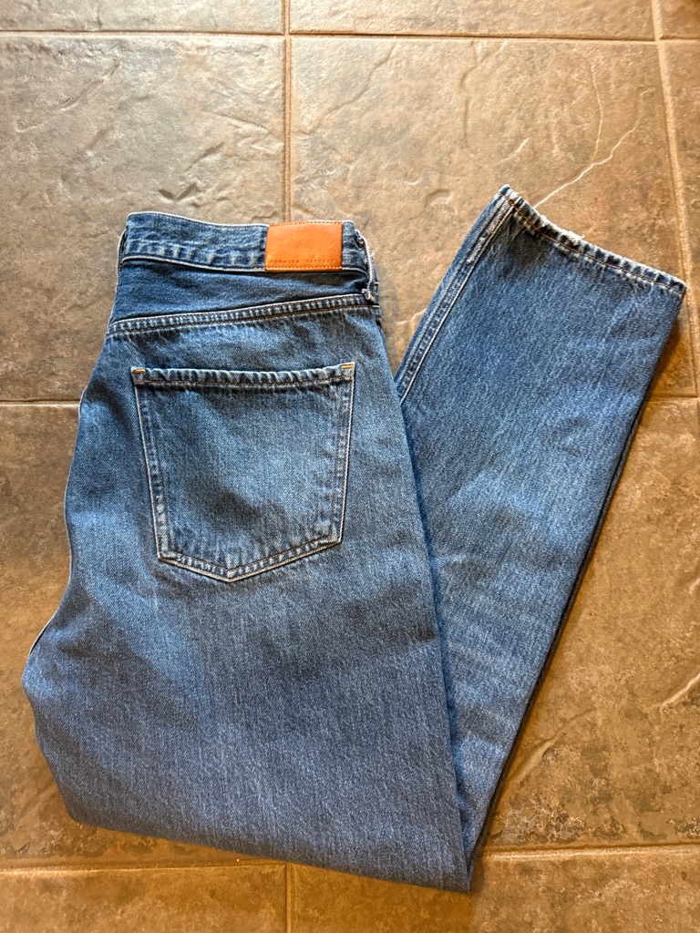 Citizens Of Humanity Charlotte High-Rise Straight Jeans In Medium Blue